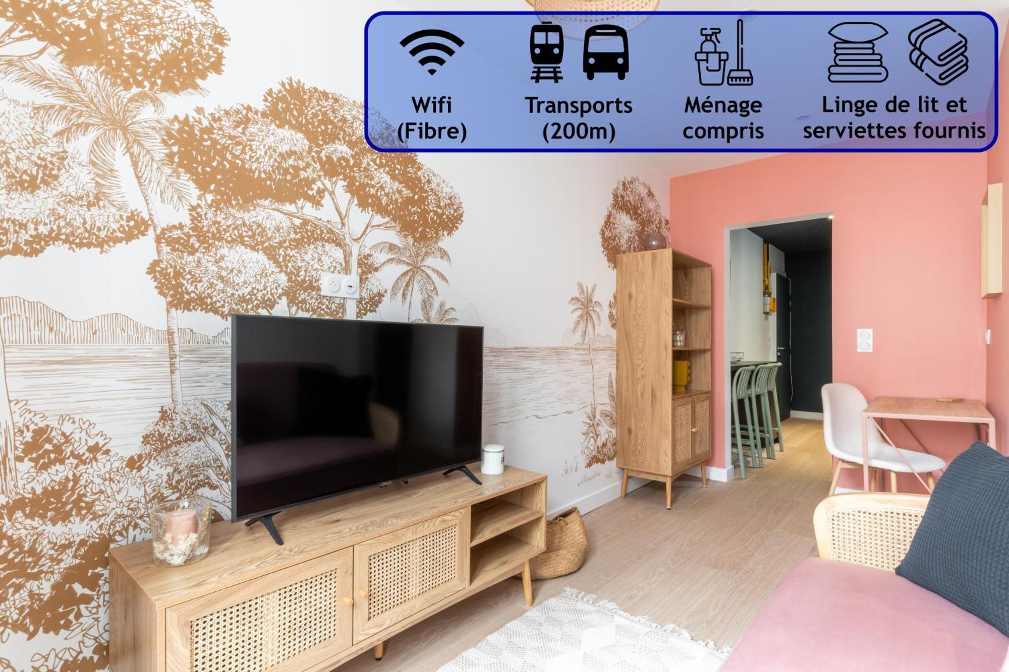 Appartement Elegant Proche Tramway & Centre-Ville ナント エクステリア 写真